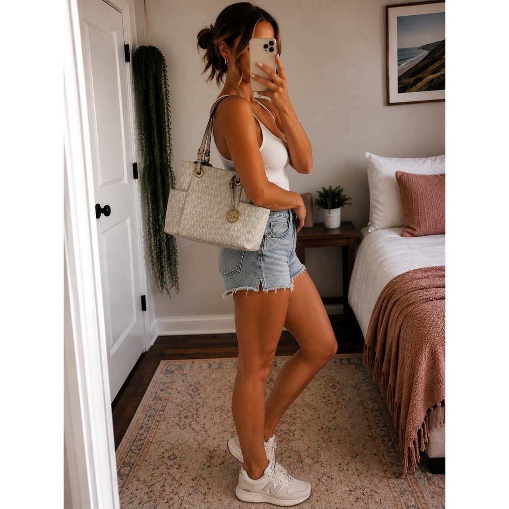 Michael Kors Signature Logo Tote Bag 🤍